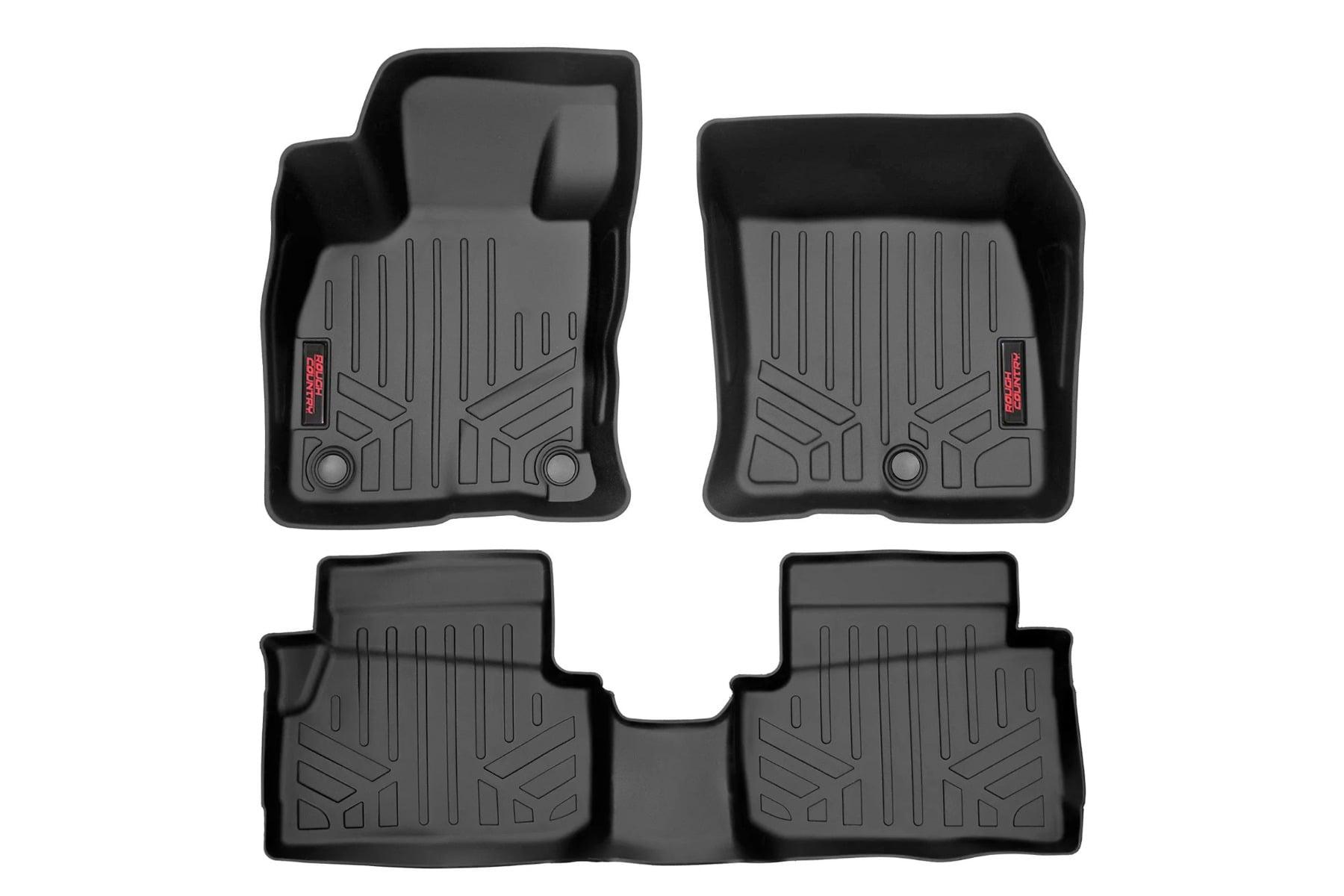 Rough Country Floor Mats Front and Rear Ford Maverick 2.5L Hybrid 4WD (22-23) (2022-2023 Maverick) - M-51100