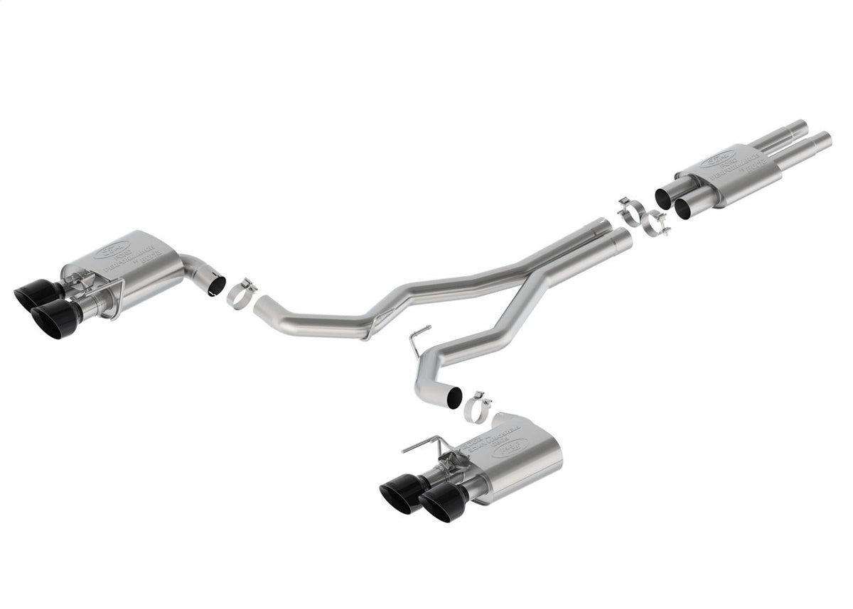 Ford Performance Sport Active Cat-Back w/ Black Tips (2026 Mustang Dark Horse) – M-5200-DHS
