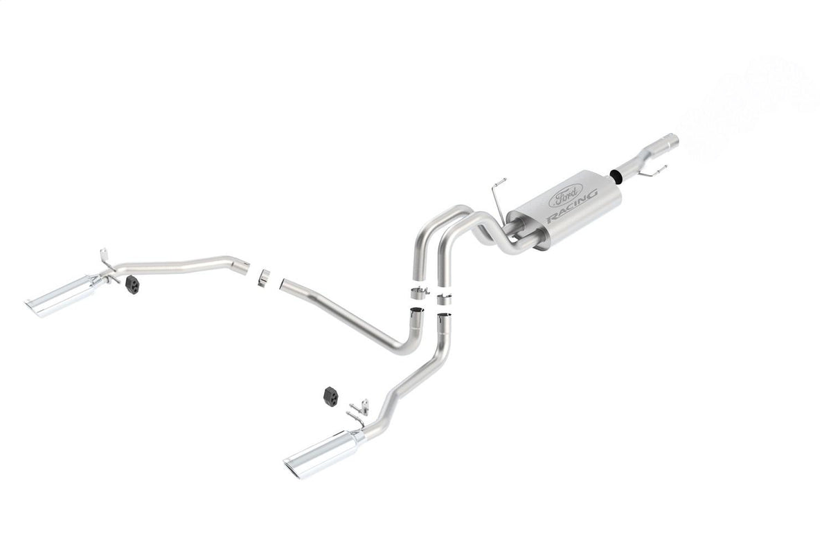 Ford Performance Coyote Cat-Back Rear Exit Sport Exhaust System - 145" Wheelbase (2011-2014 F-150 5.0L) - M-5200-F1550145L