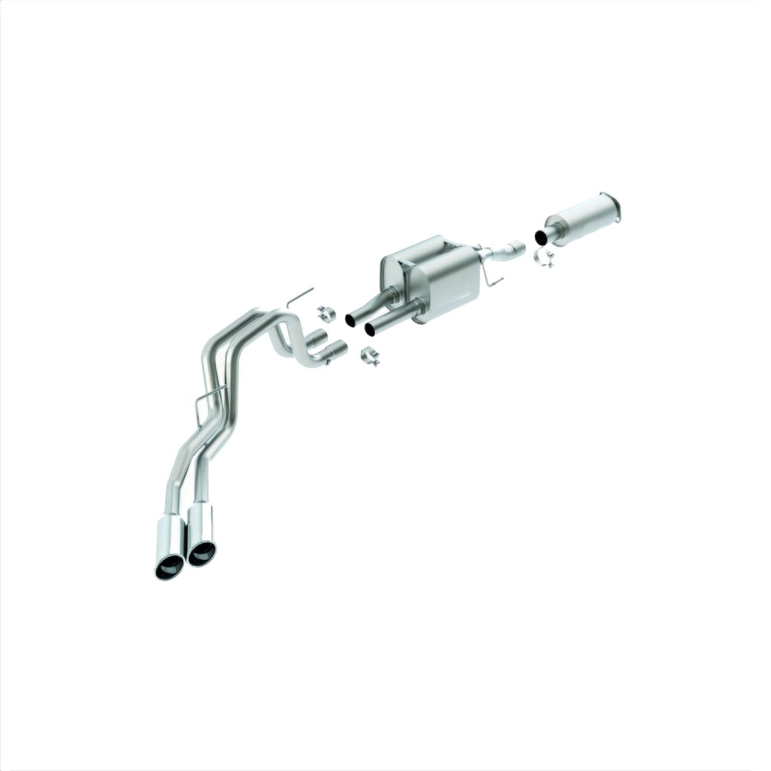 Ford Performance Cat-Back Touring Exhaust System (2011-2014 F-150 Raptor 6.2L 145" WB) - M-5200-F15R145C