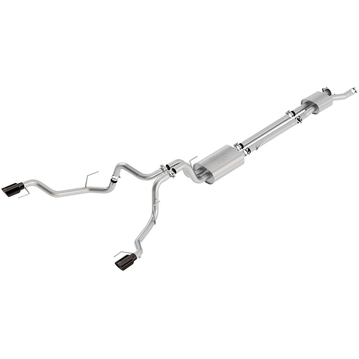 Ford Performance 2017+ F-150 Raptor Sport Catback Exhaust System (Black Tips)