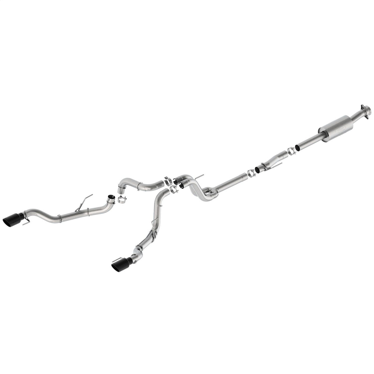 Ford Performance Extreme Exhaust - Bumper Exit - Black (2021-2025 F-150 2.7L / 3.5L / 5.0L) - M-5200-FEBRB