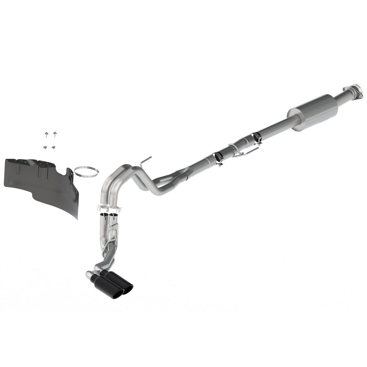 Ford Performance M-5200-FEBS 2021-2025 F-150 2.7L, 3.5L & 5.0L Extreme Exhaust - Black - Side Exit