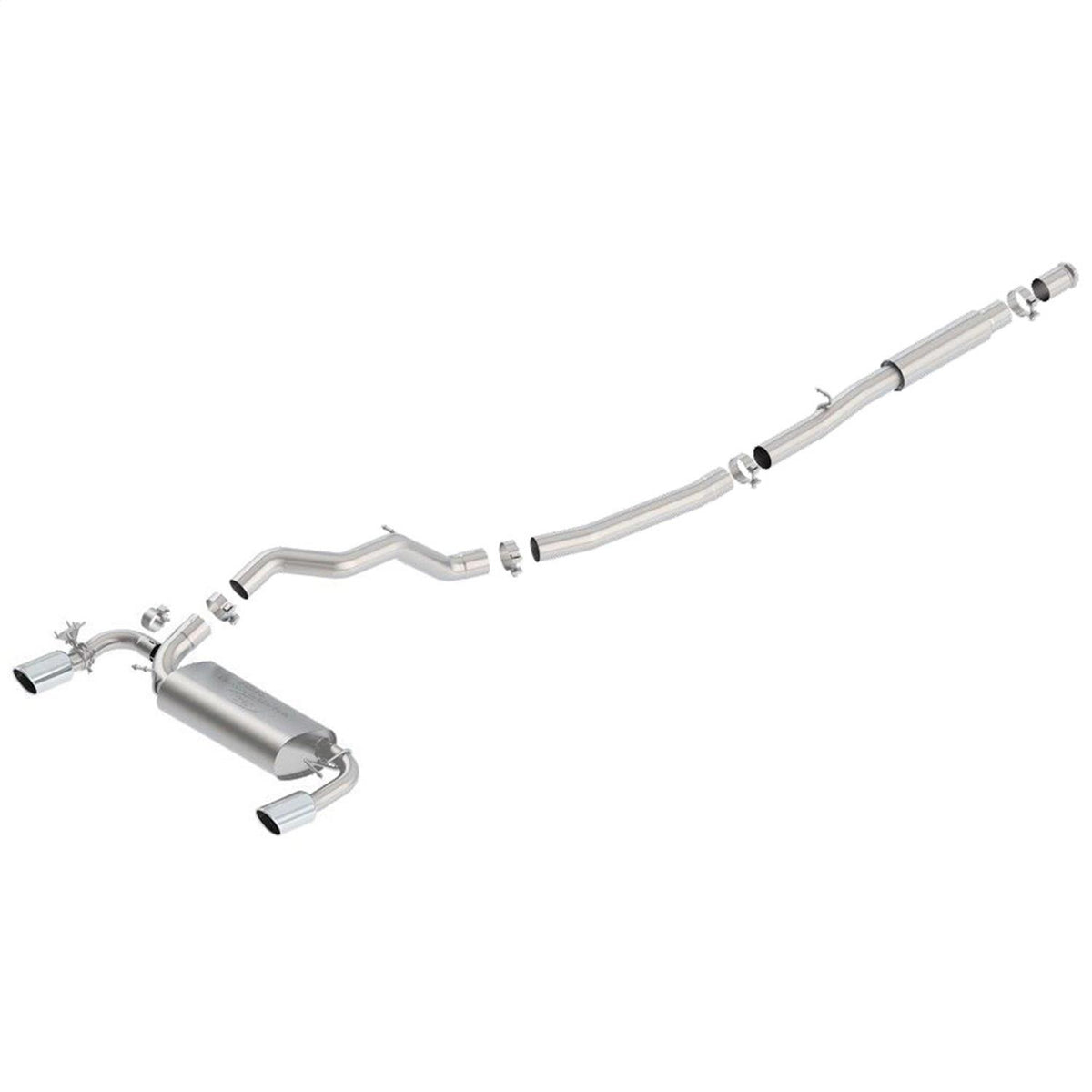 Ford Performance Active Cat Back Sport Exhaust System (2016-2018 Focus RS) - M-5200-FRS