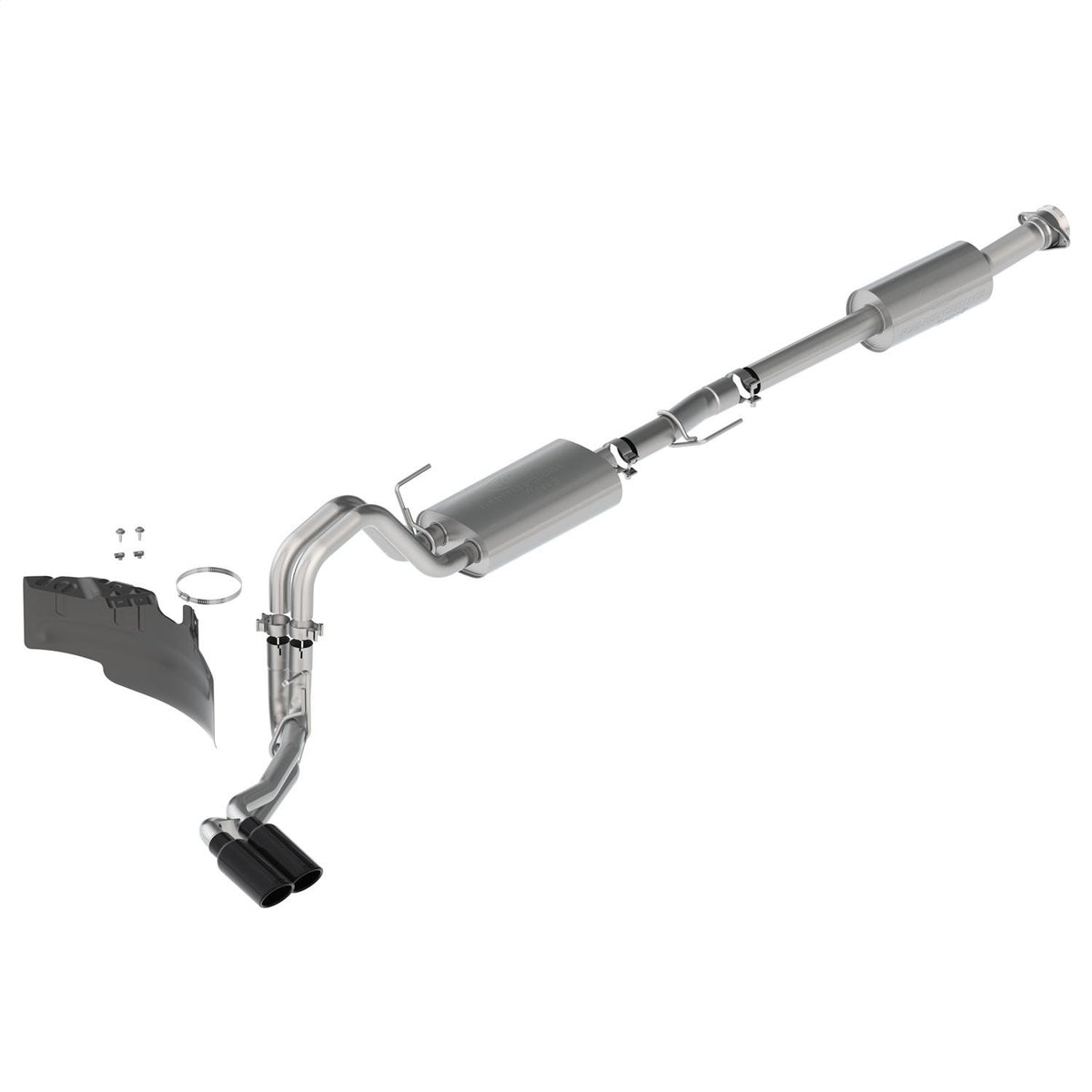 Ford Performance M-5200-FTBS 2021-2025 F-150 2.7L, 3.5L & 5.0L Touring Exhaust - Black - Side Exit