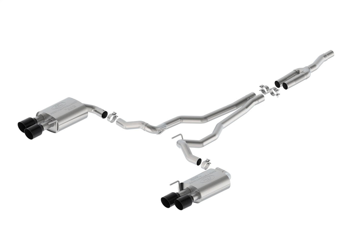 Ford Performance Extreme Active Cat-Back - Black Tips (2024-2026 Mustang EcoBoost 2.3L) - M-5200-M2EB