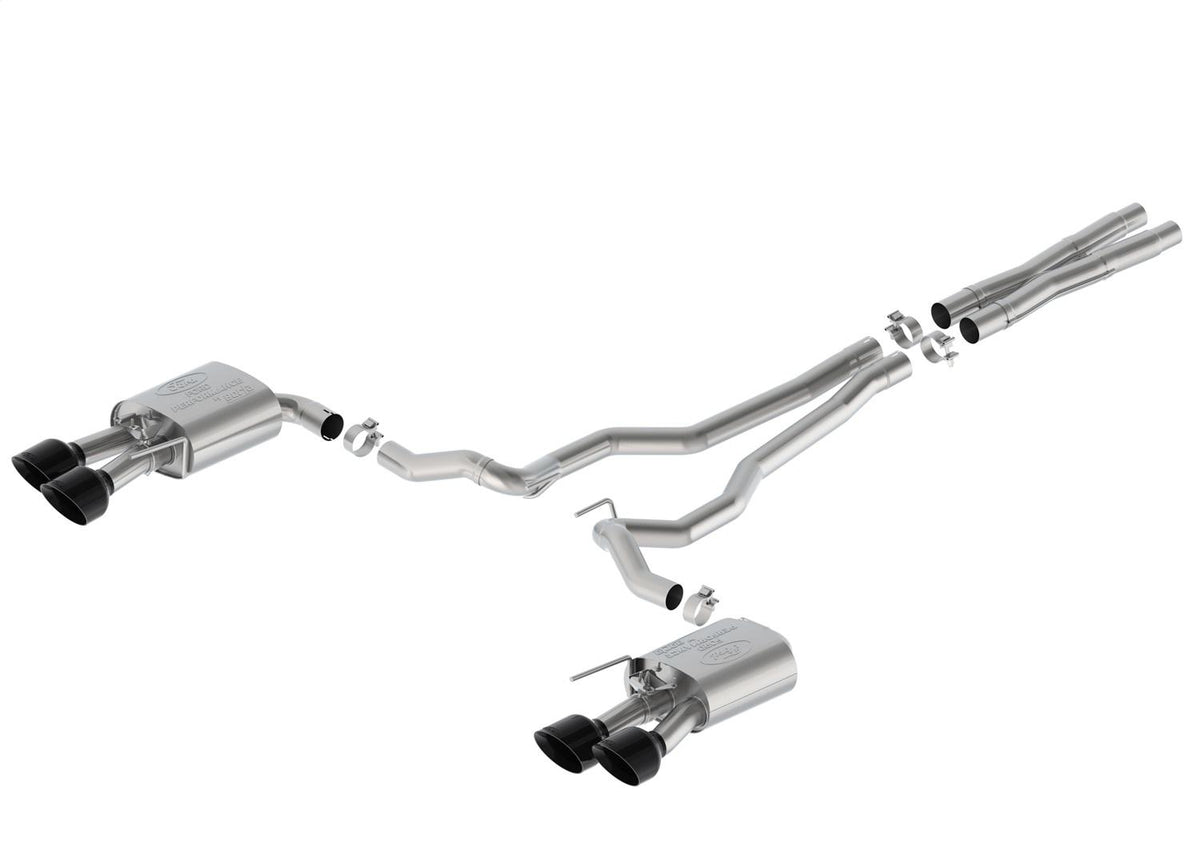 Ford Performance Extreme Active Cat-Back w/ Valance & Black Tips (2026 Mustang GT) – M-5200-M5EBVA