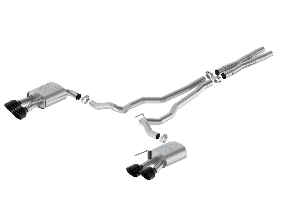 Ford Performance Extreme Non-Active Cat-Back w/ Valance & Black Tips (2026 Mustang GT) – M-5200-M5EBV