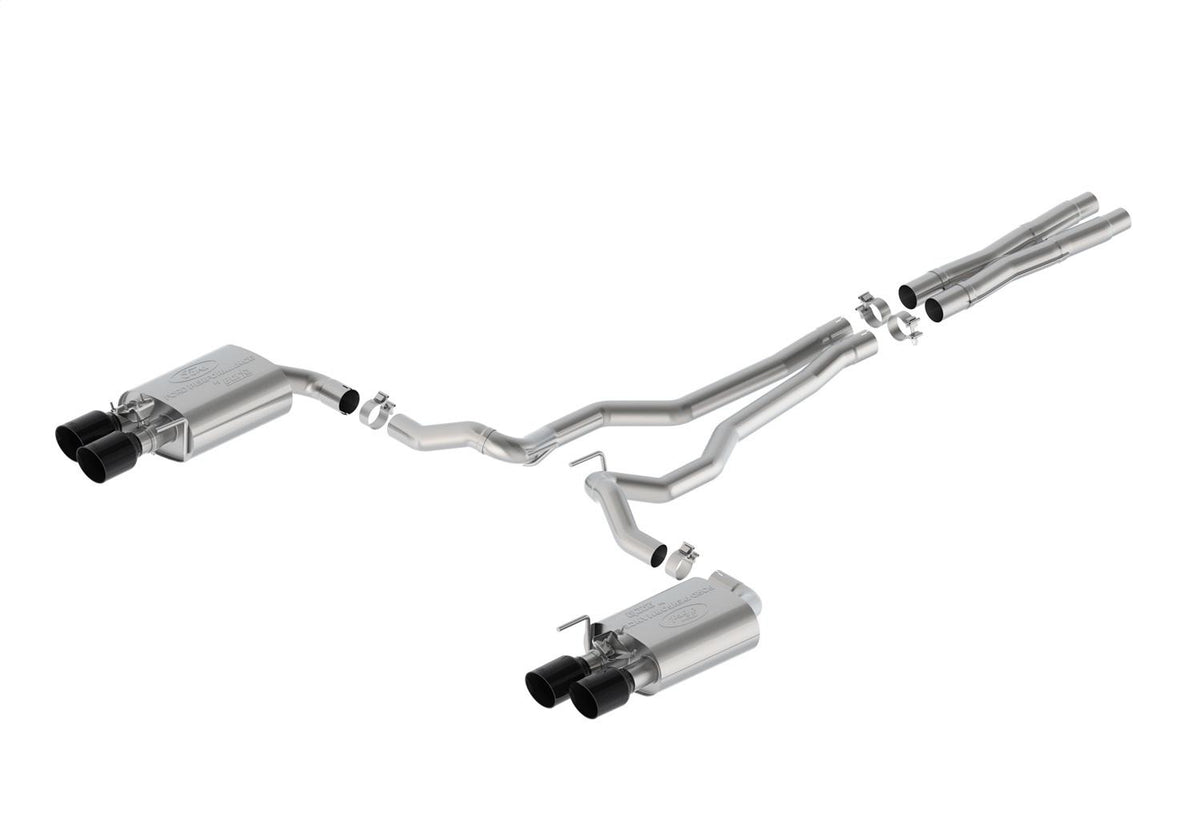 Ford Performance Extreme Active Cat-Back Exhaust System w/ Black Tips (2026 Mustang GT) – M-5200-M5EB