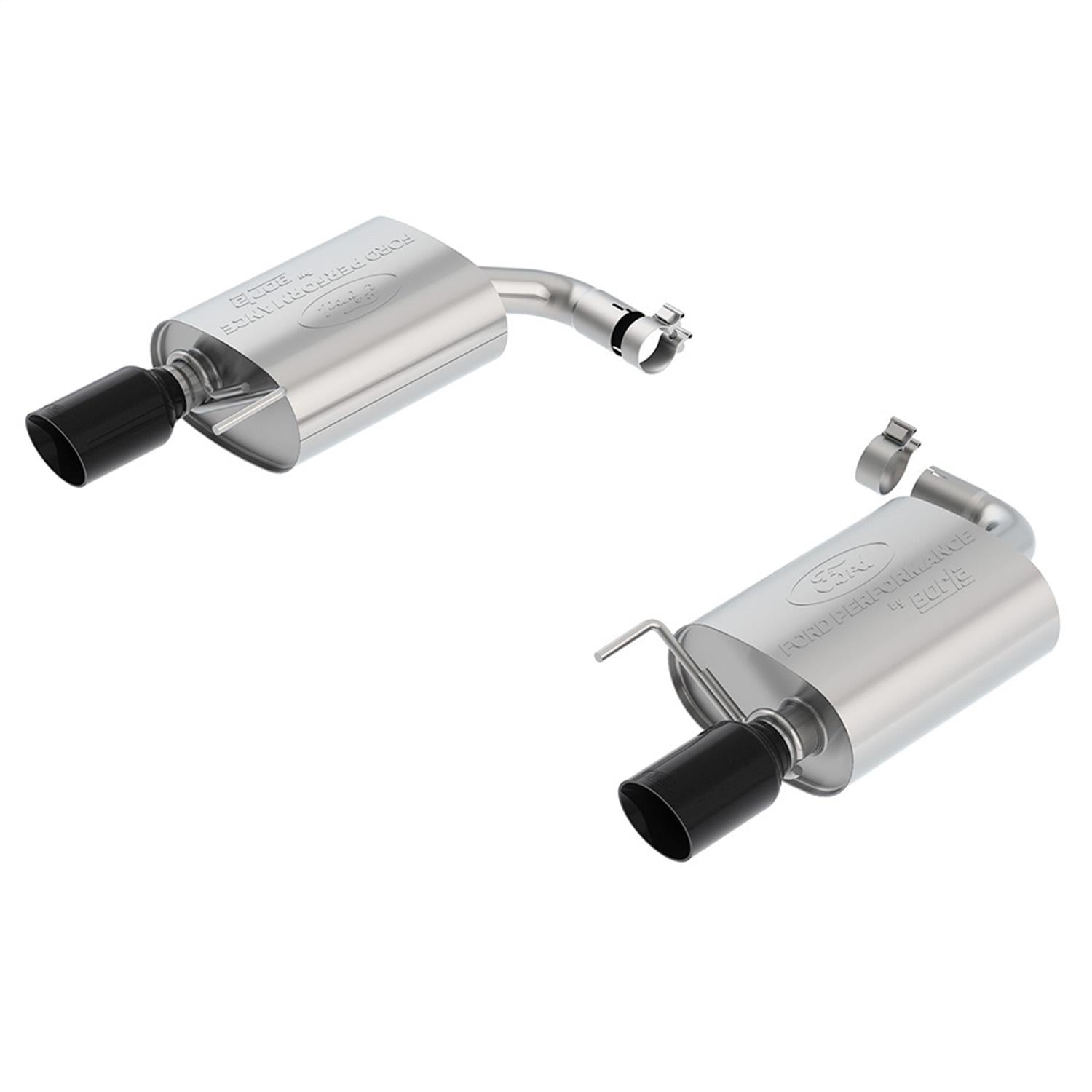 Ford Performance Sport Muffler Kit (2015-2023 Mustang EcoBoost, Mustang) - M-5230-M4SBA