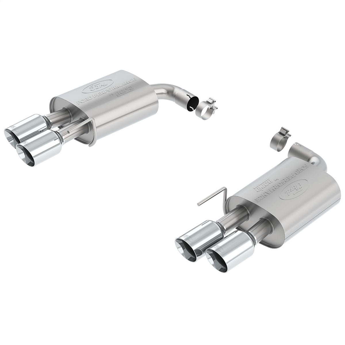 Ford Performance Touring Muffler Kit (2018-2023 Mustang GT, Mustang) - M-5230-M8TCA