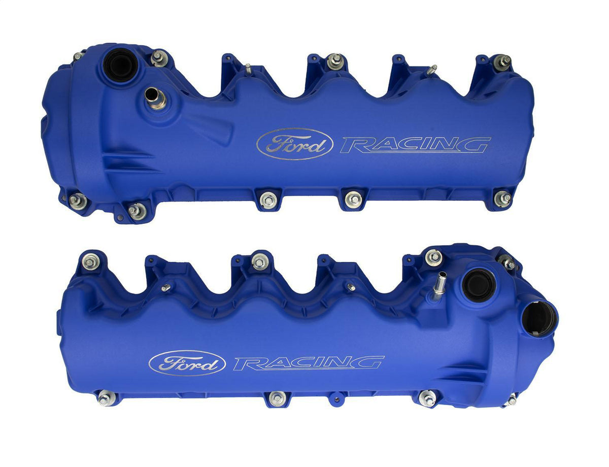 Ford Performance Blue Ford Racing Coated 3-Valve Cam Covers (2005-2010 4.6L / 5.4L 3V Engines) - M-6582-FR3VBLL