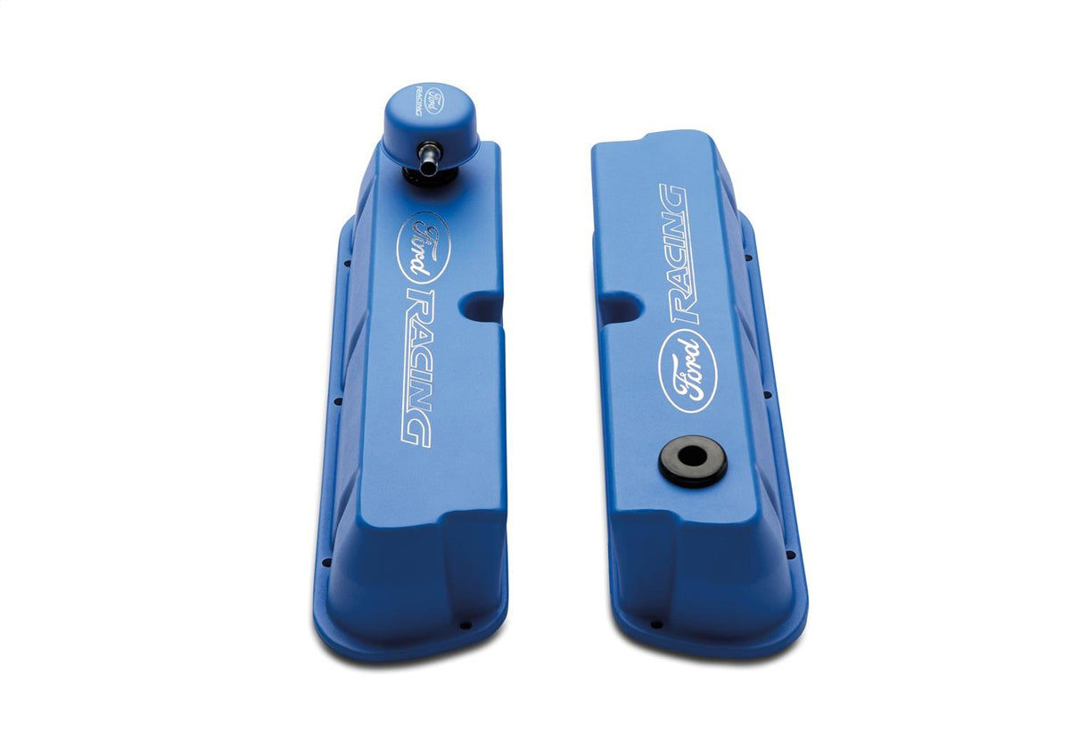 Ford Performance Blue Satin Valve Covers - M-6582-LE302BL