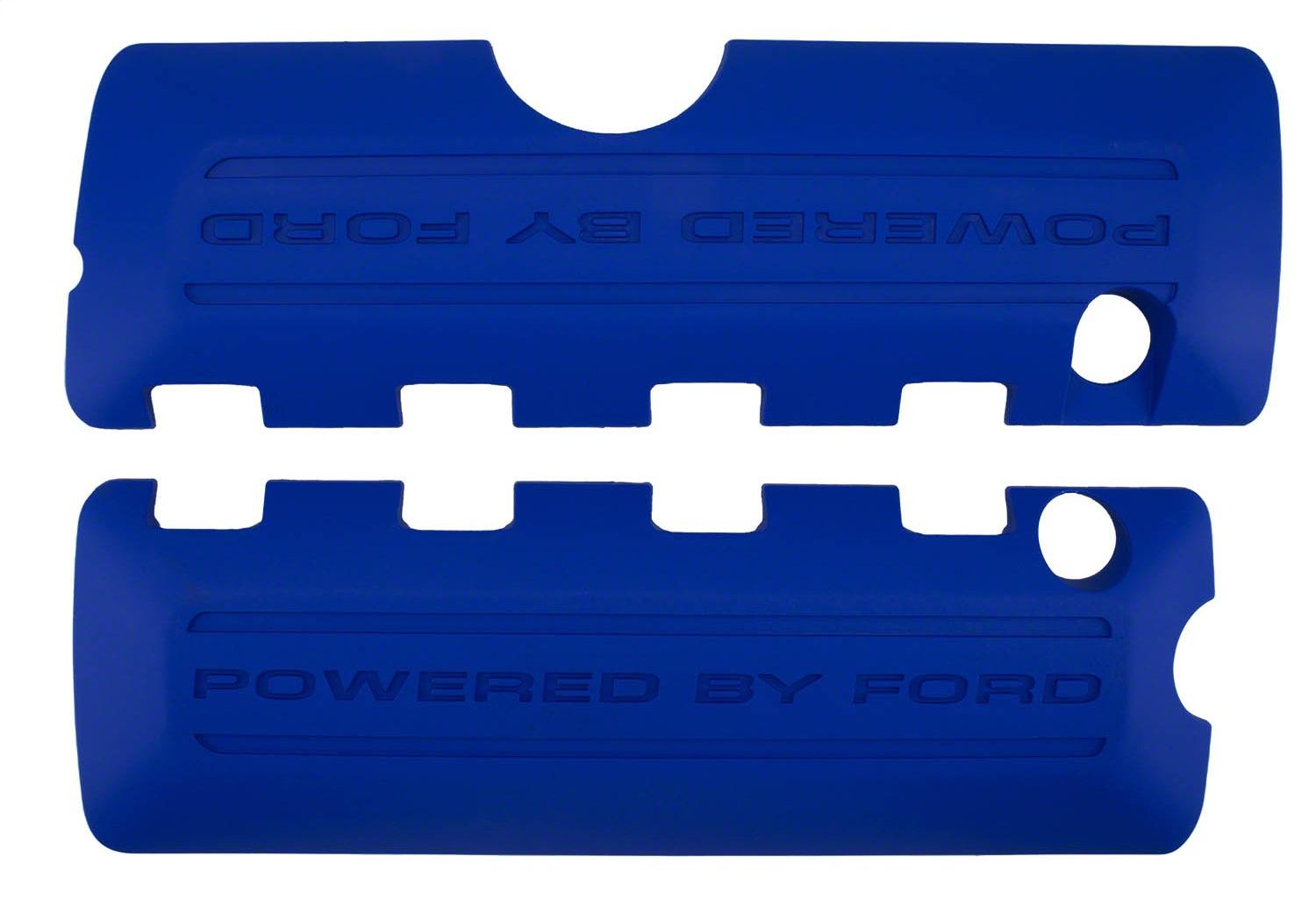 Ford Performance M-6P067-M50B Mustang "Powered by Ford" Coil Covers - Blue (2011-2017 Mustang GT / 2015-2020 Shelby GT350 / 2020 Shelby GT500)