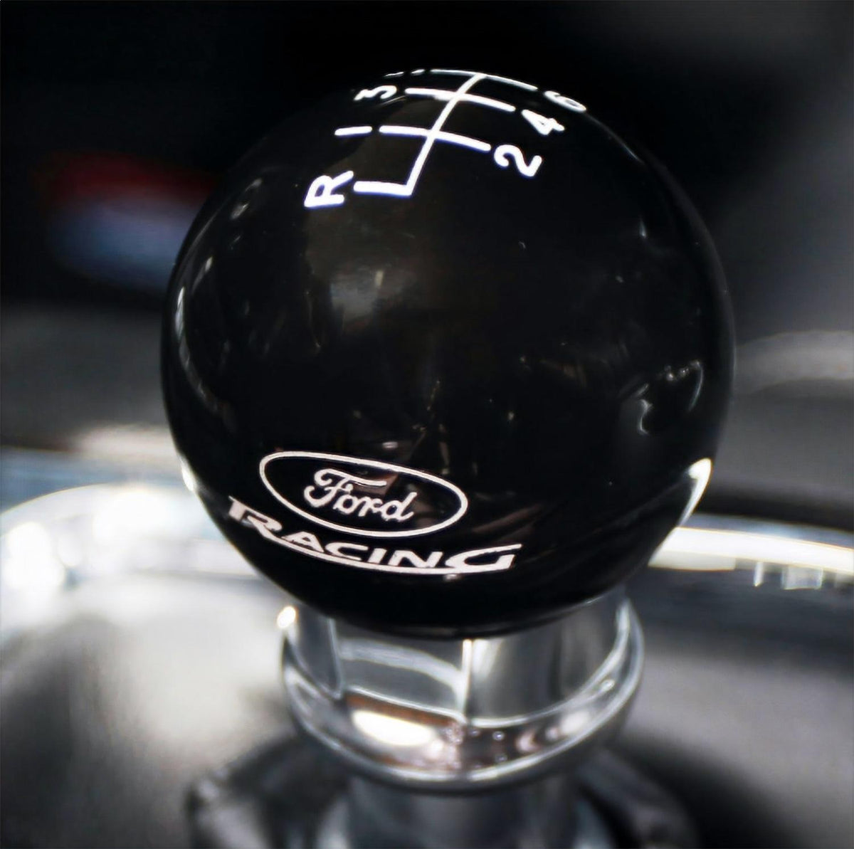 Ford Performance 2015-2026 Mustang 6 Speed Shift Knob (Ford Racing logo)