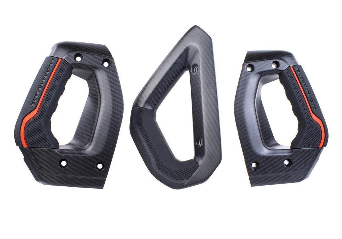 Ford Performance Carbon Fiber Grab Handle Kit (2021-2025 Bronco) - M-7220-BCF