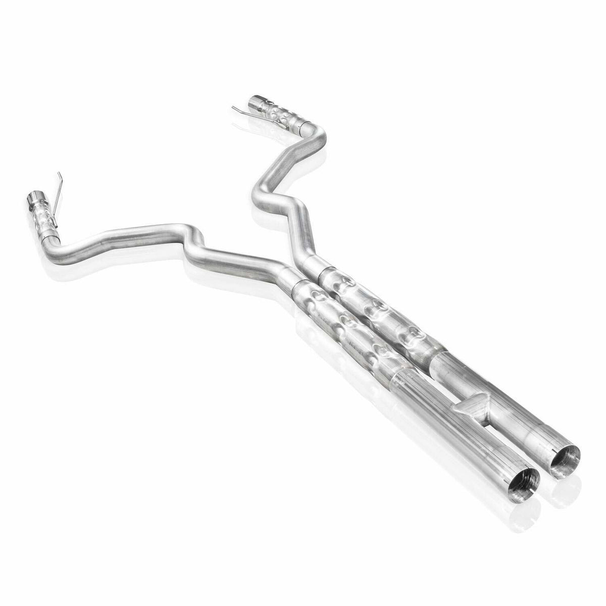Stainless Works 2015-2017 Mustang GT 3" Retro Chambered Cat-Back with H Pipe (Performance Connect)