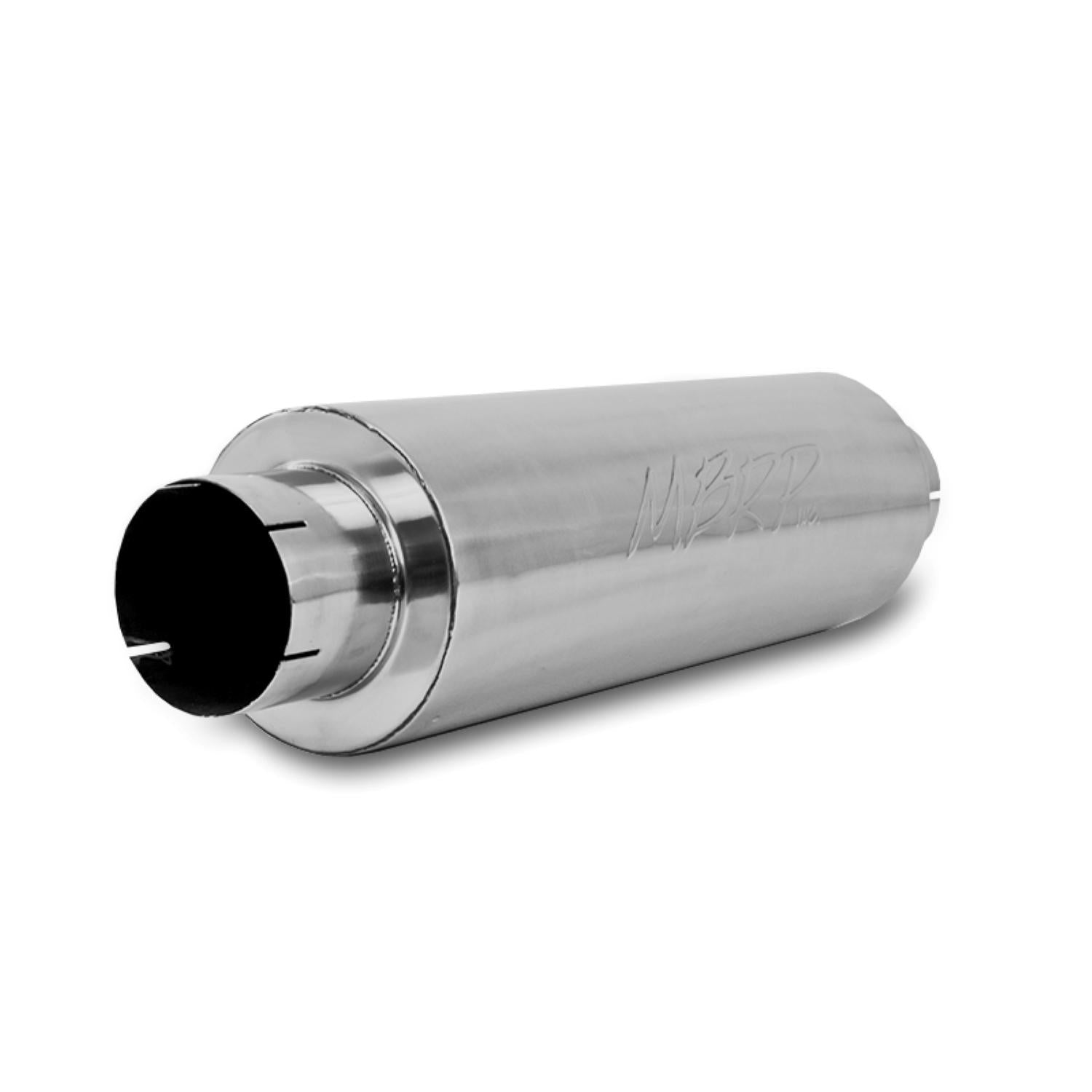 MBRP Quiet Tone Muffler. 5In. In/Out. 8In. Dia. Body. 31In. Overall. T409 - M2220S