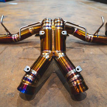 Valvetronic Designs 2015-2021 Mclaren 570S 3.8L, Catback Grade 5 Titanium Titanium Bespoke Slash Cut Style 4.0 Inch Valvetronic Tips - MAC.570S.F1.TI