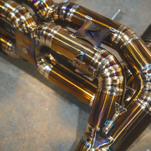 Valvetronic Designs 2018-2023 Maclaren 720S 4.0L, Valved Catback Exhaust, Grade 5 Titanium Titanium Bespoke 4.0 Inch Valvetronic Tips - MAC.720S.VSES.TI