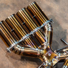 Valvetronic Designs 2020-2025 Maclaren 765LT 4.0L, F1 Catback Exhaust, Grade 5 Titanium Titanium Bespoke 3.5 Inch Outlet Tips - MAC.765LT.F1.TI