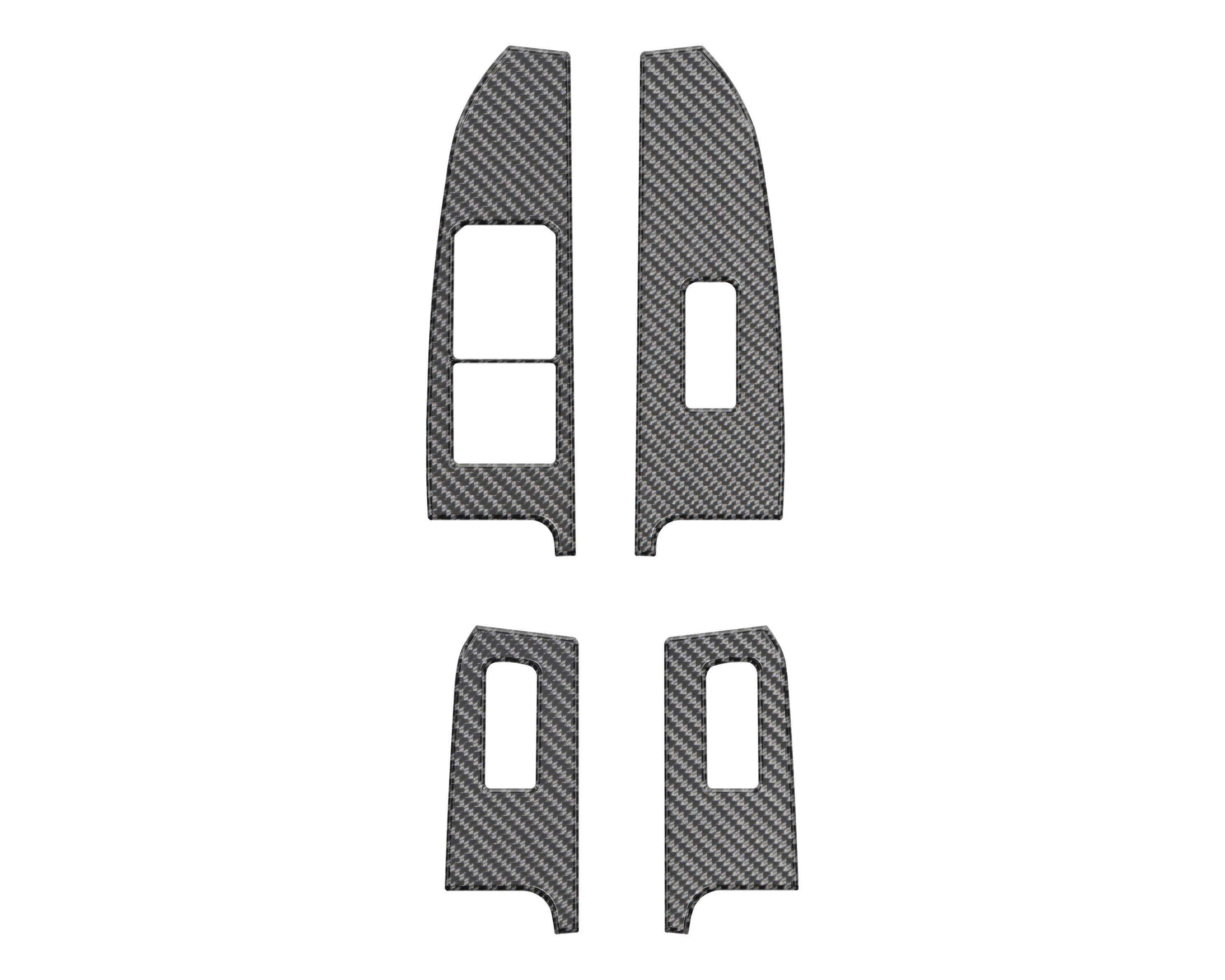 TUFSKINZ Door Switch Without Mirror Controls Accent Trim (2022-2024 Maverick) - MAV006-DCF-G
