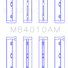 King Engine Bearings Main Bearing Set For Isuzu 6Vd1 - MB4010AM