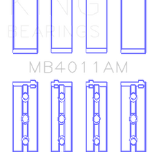 King Engine Bearings Main Bearing Set For Toyota 1Mzfe - MB4011AM