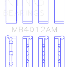 King Engine Bearings MAIN BEARING SET For TOYOTA 5VZFE (TOYOTA 5VZFE) - MB4012AM1.0
