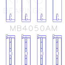 King Engine Bearings Main Bearing Set For Mitsubishi 6G74 - MB4050AM
