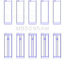 King Engine Bearings Main Bearing Set For Toyota 2E - MB5095AM