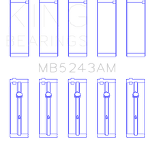 King Engine Bearings Main Bearing Set For Nissan Sr20De - MB5243AM0.25