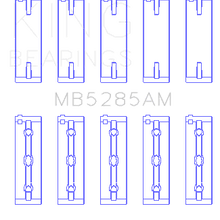 King Engine Bearings Main Bearing Set For Suzuki J18K, J20A - MB5285AM