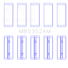 King Engine Bearings Main Bearing Set For Renault K9K, K4M - MB5352AM