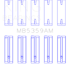 King Engine Bearings Main Bearing Set For Mazda Fe 2.0L - MB5359AM