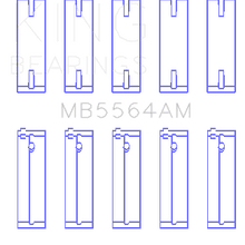 King Engine Bearings MAIN BEARING SET For TOYOTA 3E (TOYOTA 3E) - MB5564AM0.25