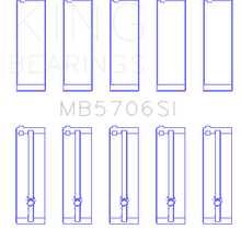King Engine Bearings Main Bearing Set For Hyundai I30 G4Fc - MB5706SI