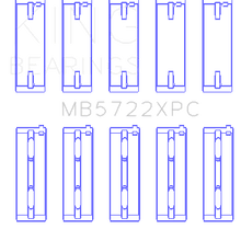 King Engine Bearings Main Bearing Set For Mitsubishi 4B11T Evo X, 2007-> - MB5722XPC.026