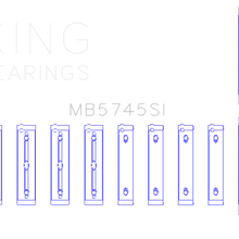 King Engine Bearings Main Bearing Set For Subaru Fa20/Fb20 - MB5745SI