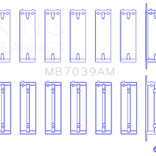 King Engine Bearings Main Bearing Set For B.M.W/Opel M 51, M 57, D 25, Y 25 Td - MB7039AM