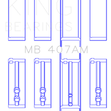 King Engine Bearings MAIN BEARING SET For CHRYSLER VALIANT (CHRYSLER VALIANT) - MB 407AM