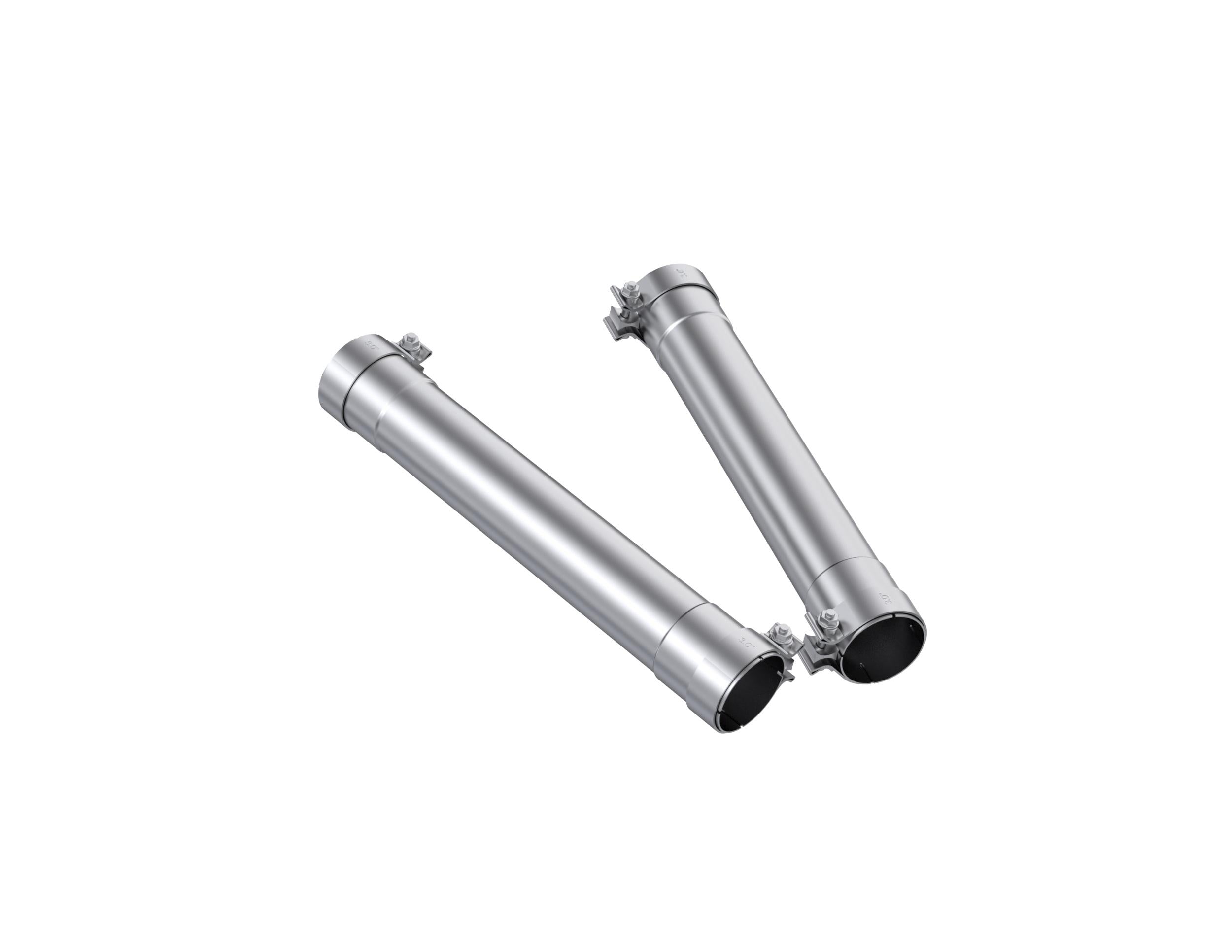 MBRP 3 Inch Aluminized Steel Street To Race Profile Conversion Kit. (2015-2023 Dodge Challenger, Dodge Charger, Chrysler 300) - MDA7113