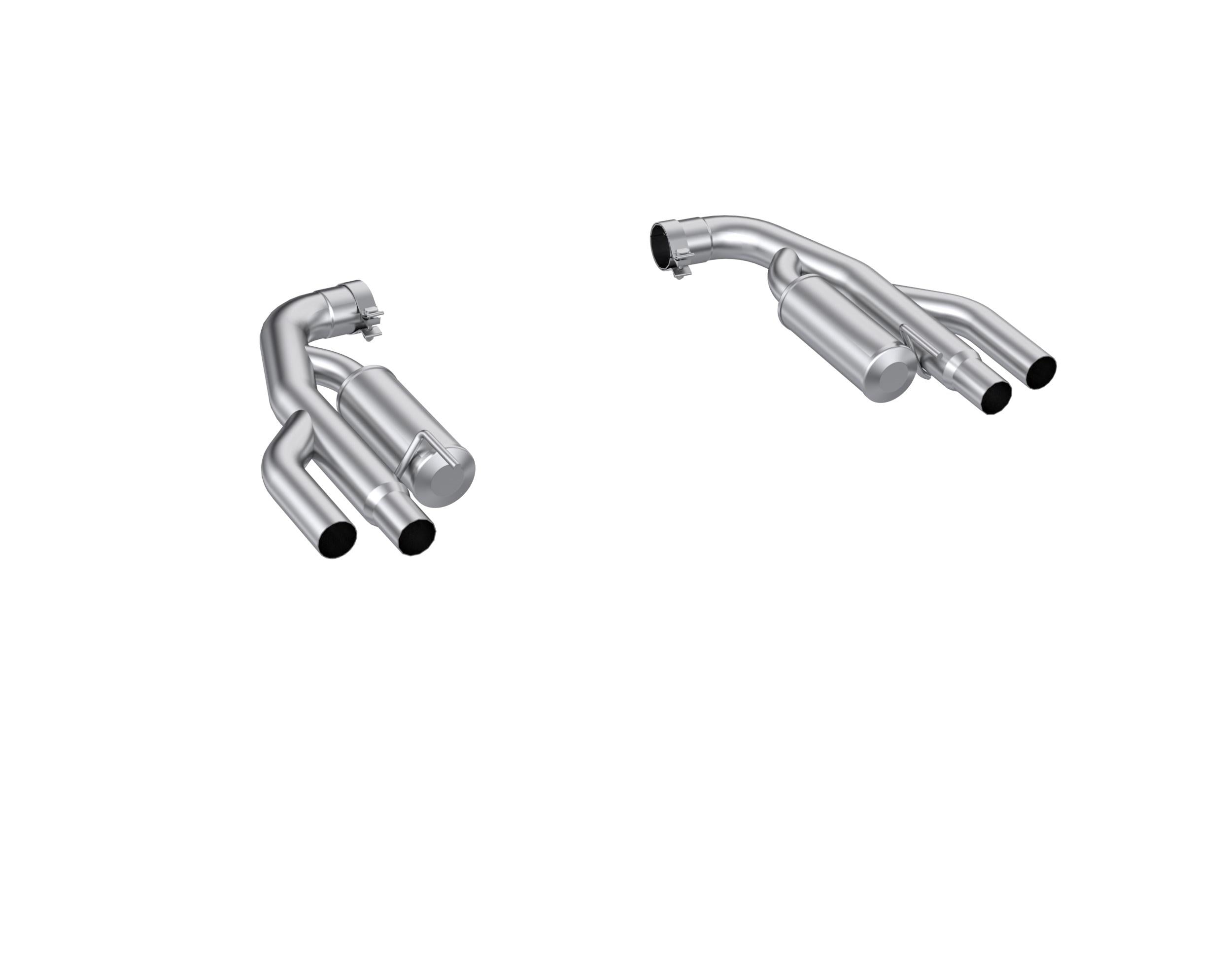 MBRP 2018-2026 Ford Mustang GT Race Exhaust with Street Conversion Kit (3" Aluminized Steel)