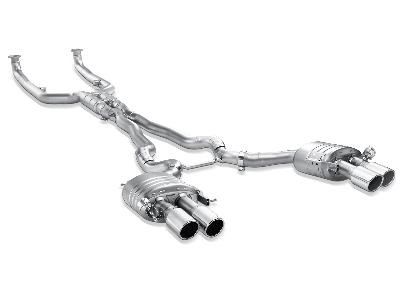 Akrapovic 2013-2018 BMW Evolution Line (Titanium). (2014-2019 M6 Gran Coupe) - ME-BM/T/6H