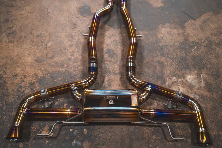 Valvetronic Designs 2018-2025 Mercedes AMG GLC 63 4.0L, Catback Grade 5 Titanium Bespoke Titanium OEM Style - MER.AMG.GLC63.VSES.TI