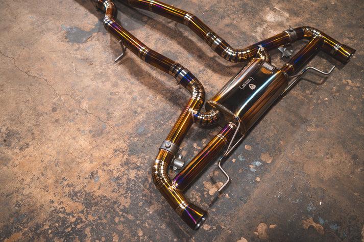 Valvetronic Designs 2018-2025 Mercedes AMG GLC 63 4.0L, Catback Grade 5 Titanium Bespoke Titanium OEM Style - MER.AMG.GLC63.VSES.TI