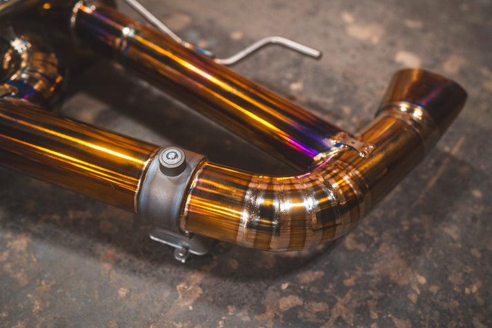 Valvetronic Designs 2018-2025 Mercedes AMG GLC 63 4.0L, Catback Grade 5 Titanium Bespoke Titanium OEM Style - MER.AMG.GLC63.VSES.TI
