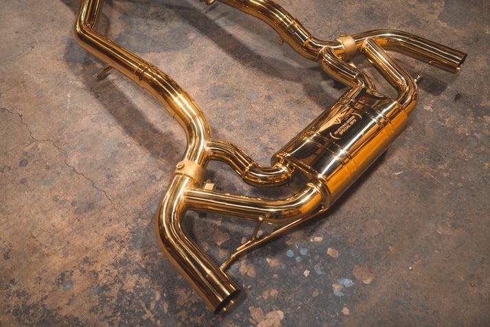 Valvetronic Designs 2015-2021 Mercedes AMG GT 4.0L, Full Exhaust System, Grade 5 Titanium Reuse OEM - MER.AMGGT.VSES.FF.TI