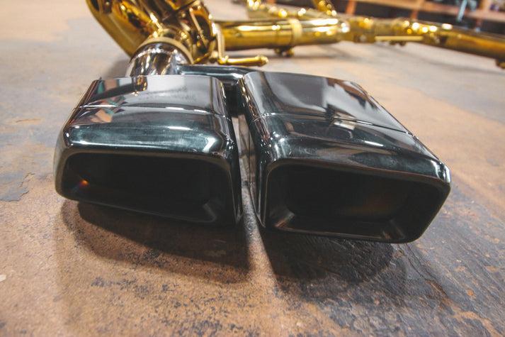 Valvetronic Designs 2007-2015 Mercedes W212 E 63 6.3L, Catback T304 Stainless Steel Bespoke OEM Style Valvetronic Tips - MER.W212.E63.VSES.BR