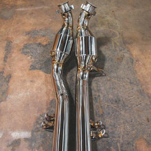 Valvetronic Designs 2007-2015 Mercedes W212 E 63 6.3L, Full Exhaust System, T304 Stainless Steel Bespoke OEM Style Valvetronic Tips - MER.W212.E63.VSES.FF.BR